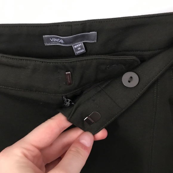Vince Zip Up Jeggings Khaki - Picture 5 of 10